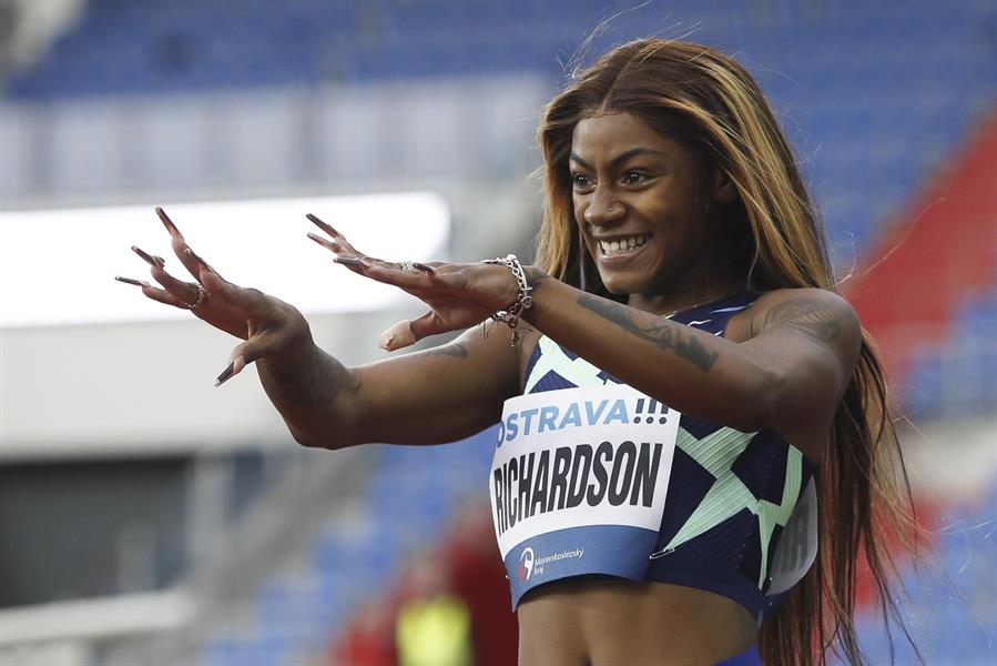 Sha'Carri Richardson foi suspensa das Olimpíadas de Tóquio por usar maconha