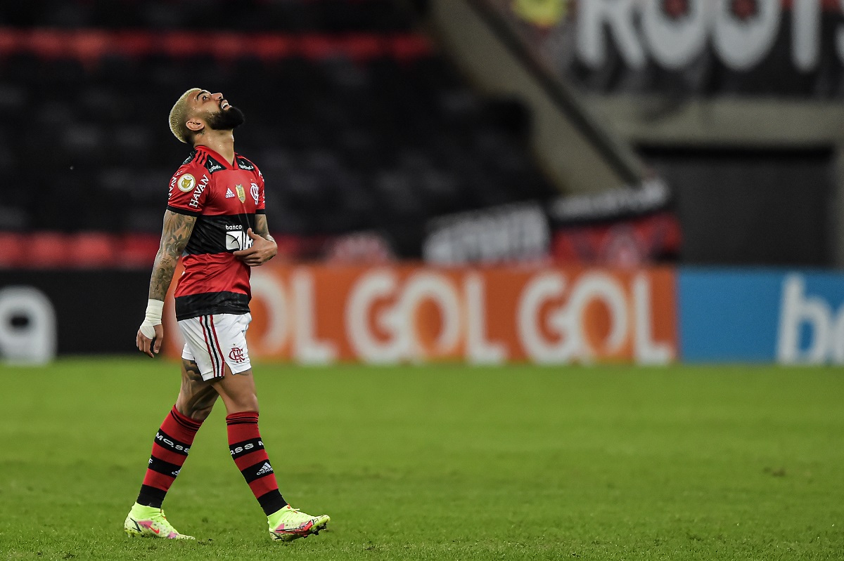 Gabigol foi expulso na partida entre Flamengo e Internacional