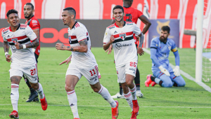 Luciano marcou na partida entre São Paulo e Atlético-GO