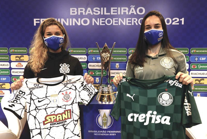 Finais do Brasileiro Feminino entre Corinthians e Palmeiras vão