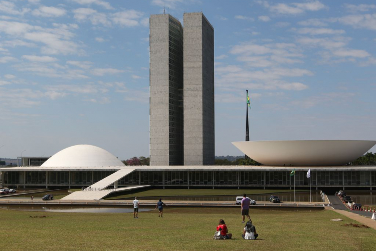 Fachada do palácio do Congresso Nacional