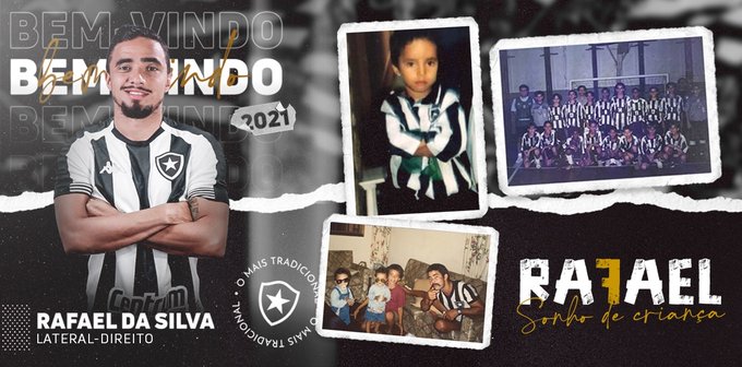 Rafael da Silva é o novo reforço do Botafogo