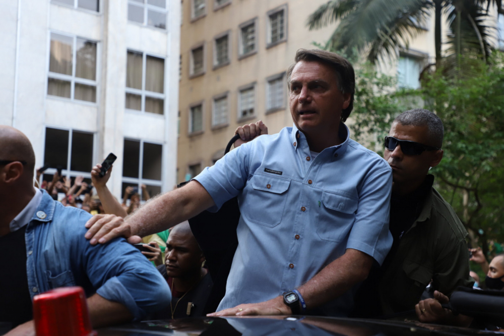 Sem usar máscara, Bolsonaro participou do ato deste 7 de setembro na Avenida Paulista, em São Paulo
