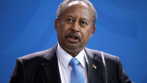 O primeiro-ministro do Sudão, Abdalla Hamdok