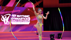 Bárbara Domingos está na final do Mundial de Ginástica Rítmica