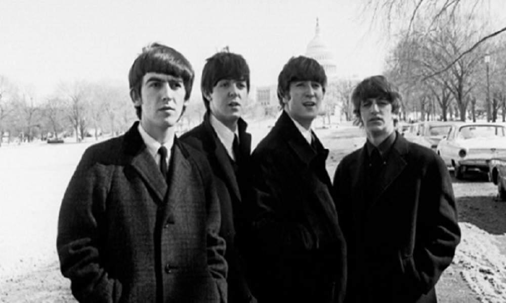 Os Beatles em Washington, capital dos Estados Unidos, em 1964