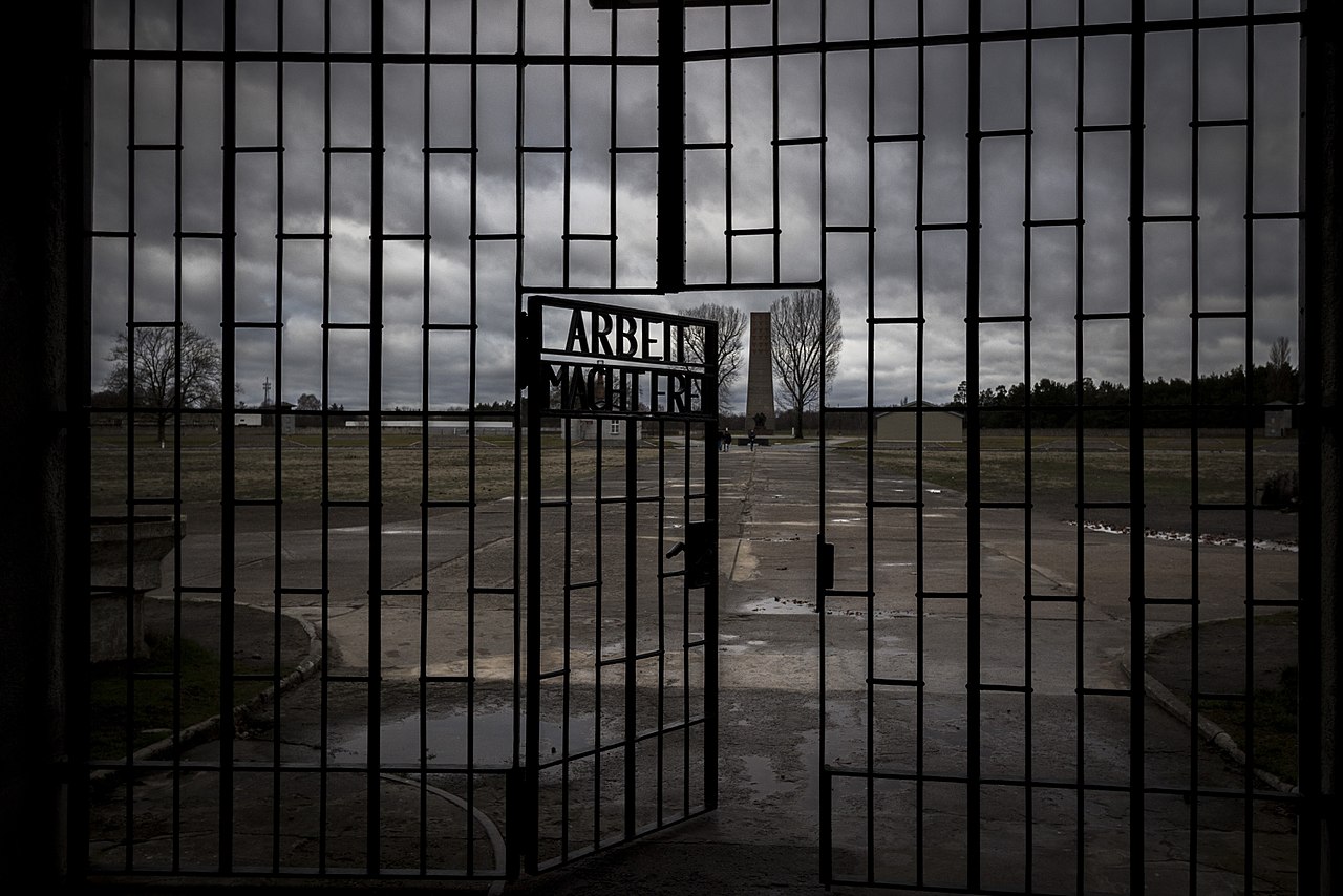 entrada do campo de concentracao Sachsenhausen