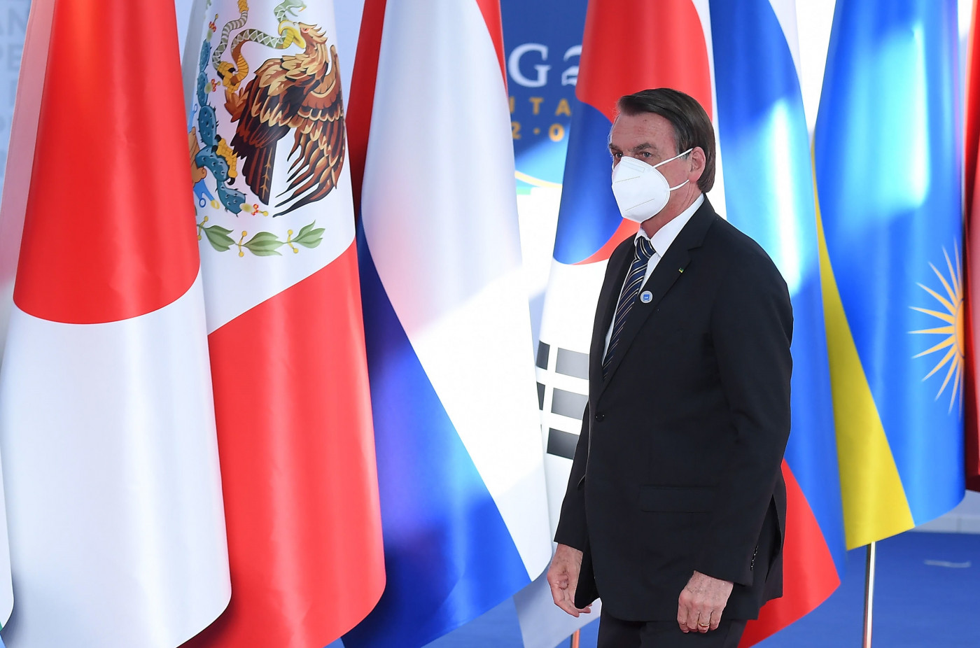 Presidente Jair Bolsonaro em reunião do G20