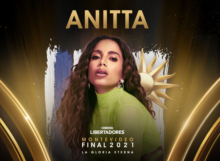 Anitta fará o show de abertura da final da Libertadores da América