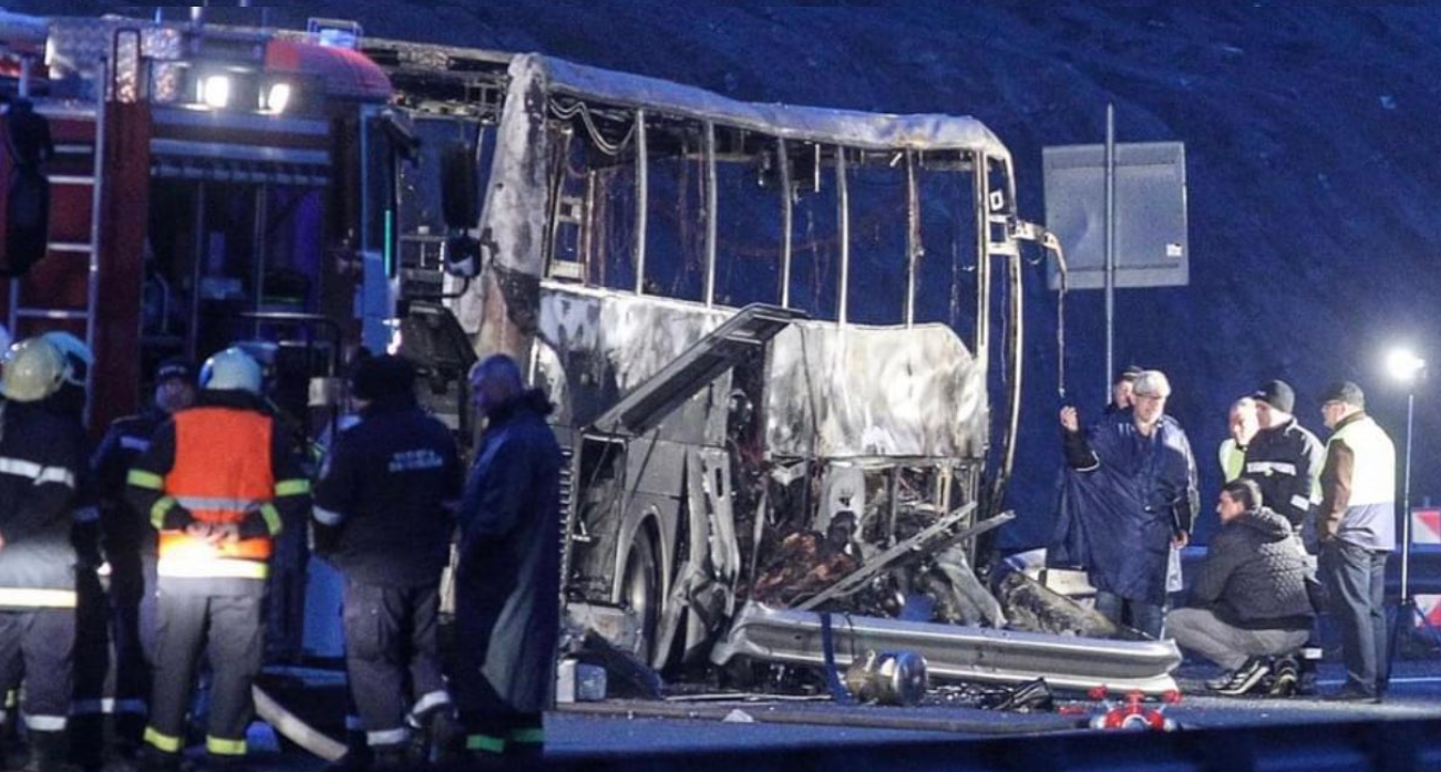 Acidente de ônibus na Bulgaria