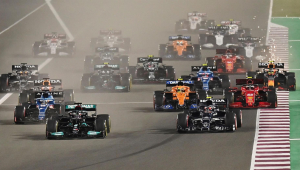 Carros da Fórmula 1 no GP do Catar