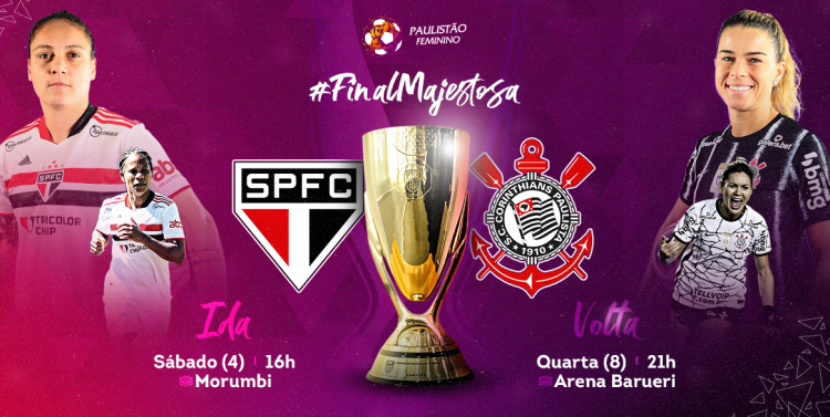 Corinthians x São Paulo, final do Paulistão feminino: onde