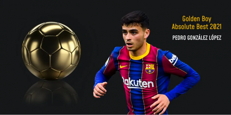 Pedri foi eleito o jogador Golden Boy de 2021