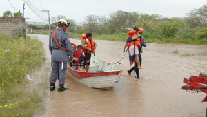72 cidade da Bahia estão em estado de emergência por causa das chuvas que atinge o Estado