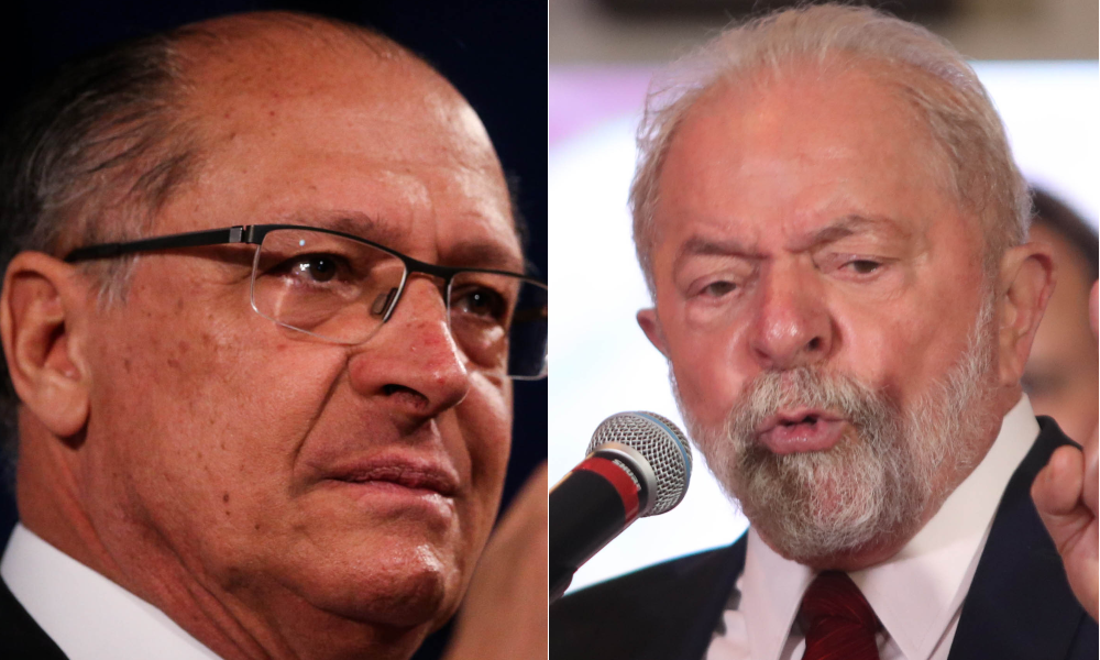 Montagem com Alckmin e Lula