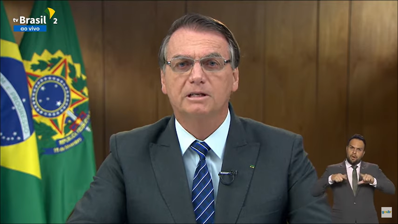 Jair Bolsonaro na Cúpula pela Democracia