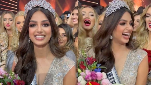 Harnaaz Sandhu coroada como Miss Universo