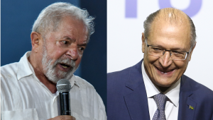 Montagem com Lula e Alckmin