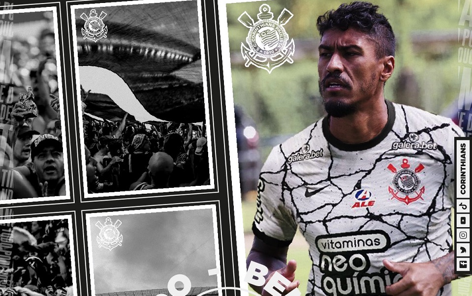 Corinthians oficializa retorno de Paulinho e anuncia novo patrocinador