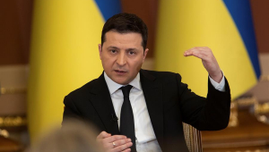 O Volodymyr Zelensky, presidente da Ucrânia