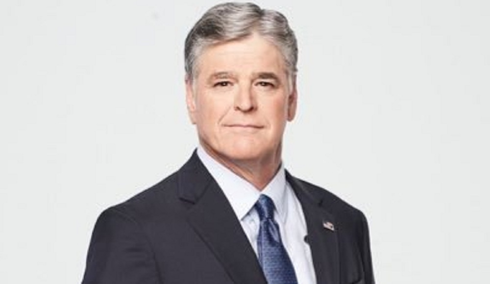 Sean Hannity: homem branco de meia-idade usando terno e gravata