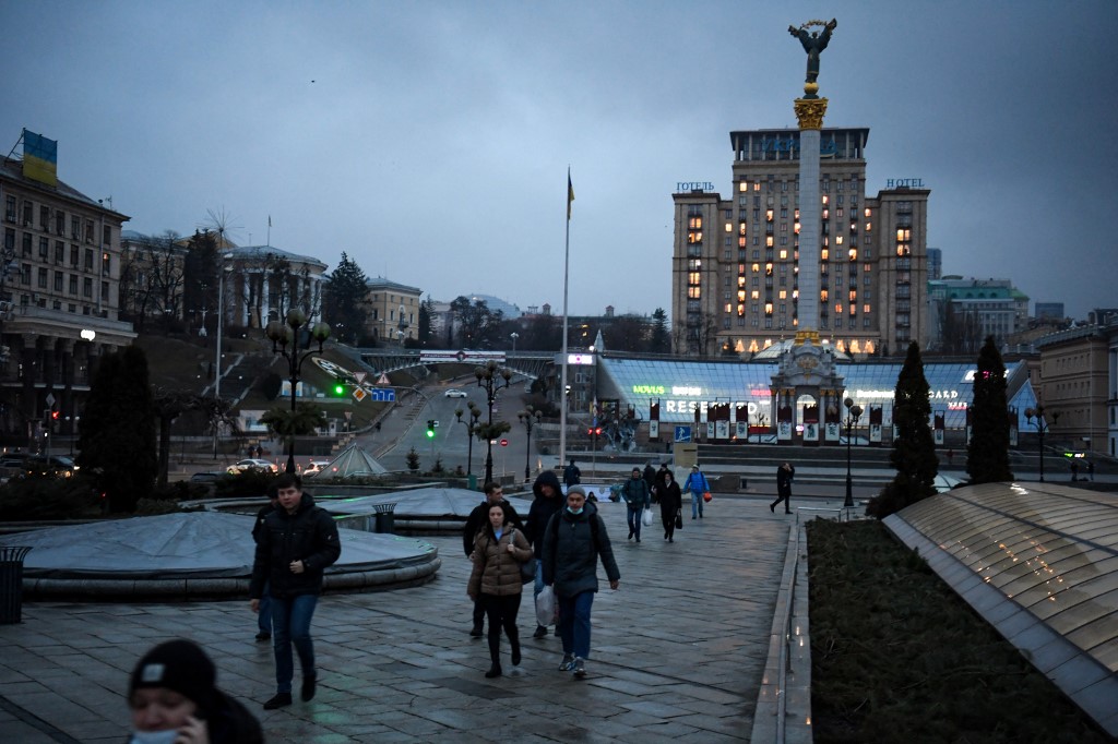 Centro de Kiev com circulação normal, apesar de ataques aéreos russos