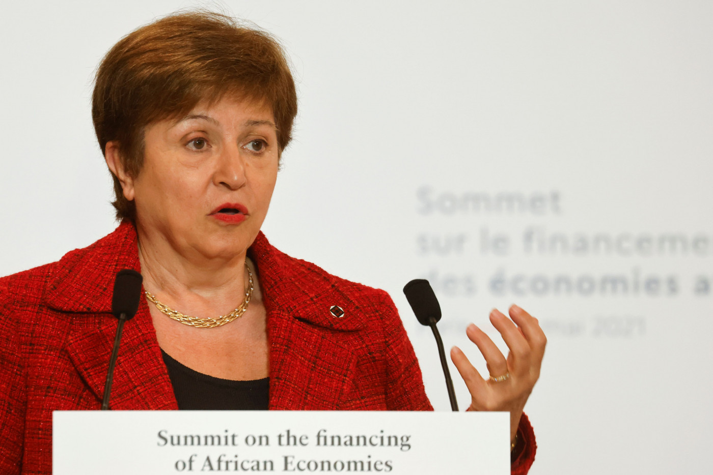 Diretora-gerente do Fundo Monetário Internacional (FMI), Kristalina Georgieva