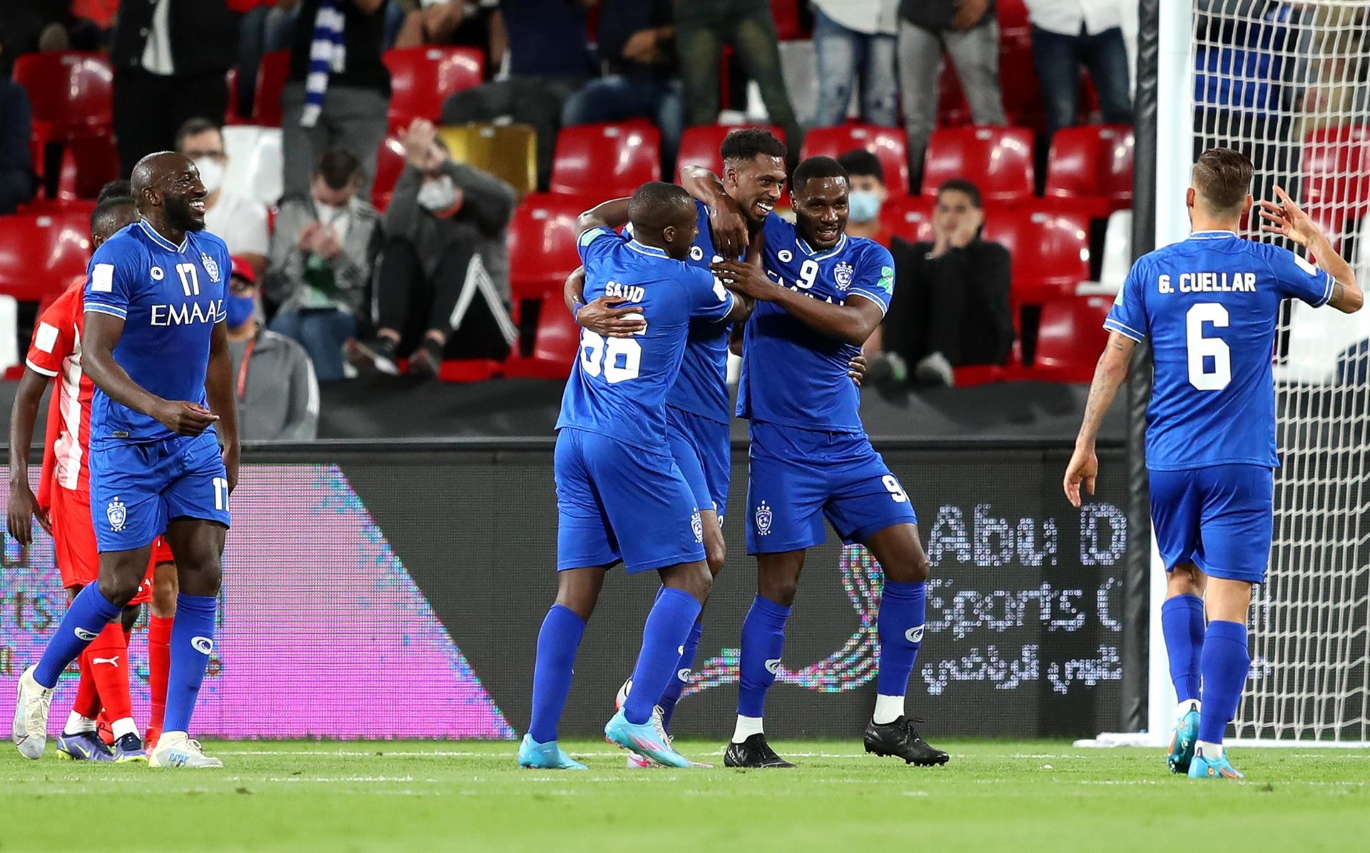O AL Hilal venceu o Al Jazira por 6 a 1 nas quartas de final do Mundial de Clubes