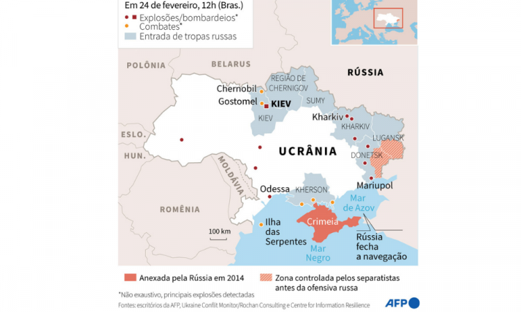 Os outros países que tremem com um avanço da Rússia (e as fronteiras em que  o Kremlin vê ameaças)