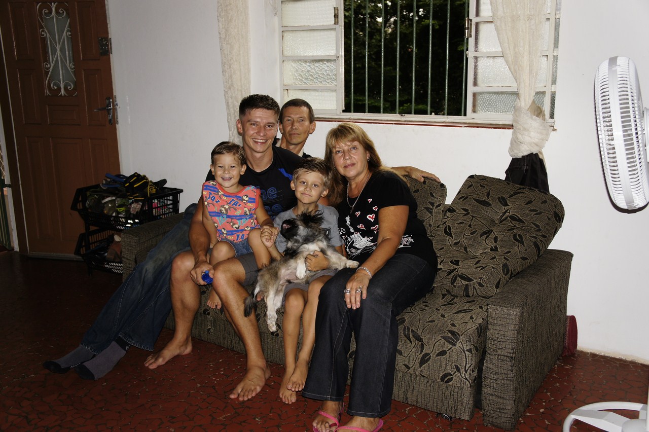 Família na Ucrânia