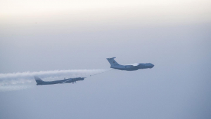 Aeronaves interceptam caças russos
