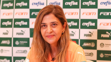 Leila Pereira concedeu entrevista coletiva antes de Palmeiras x Chelsea