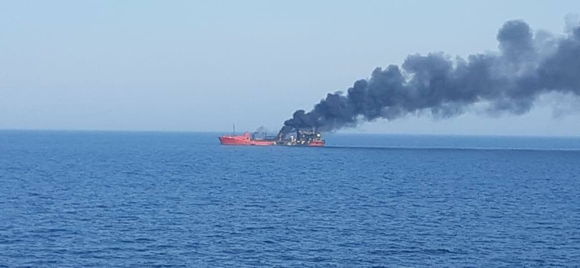 Navio do Panamá próximo a porto da Ucrânia