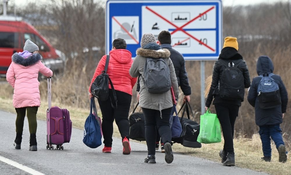 refugiados na ucrânia