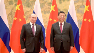 Os presidentes Vladmir Putin e Xi Jinping se reuniram em Pequim
