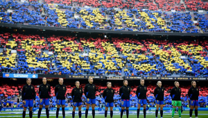 O jogo entre Barcelona e Real Madrid, válido pela Liga dos Campeões feminina, registrou recorde de público, com mais de 91 mil pessoas presentes no Camp Nou
