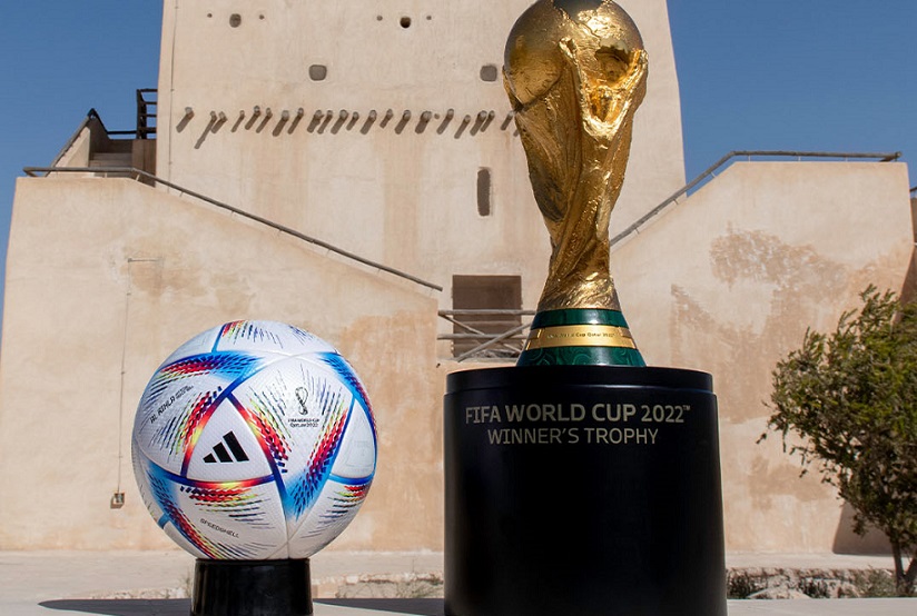 A Bola da Copa do Mundo de 2022 foi batizada de Al Rihla