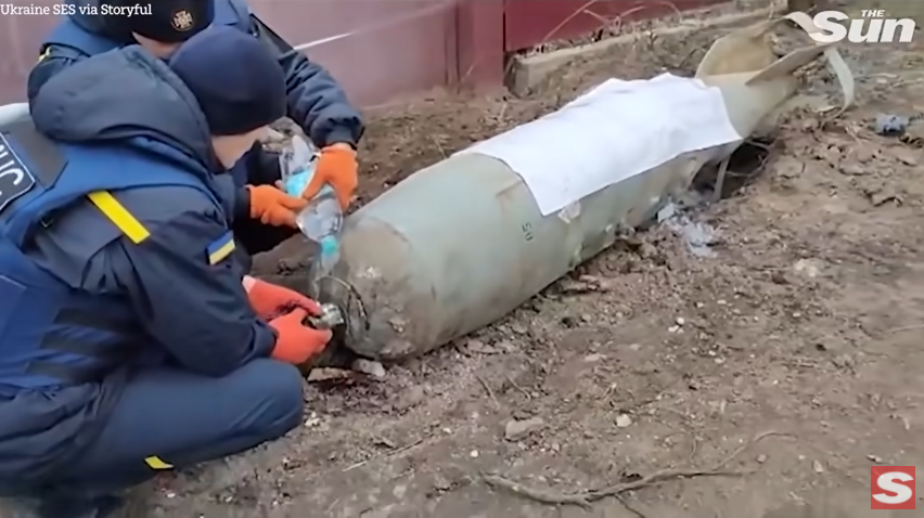 bomba na ucrânia