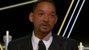 Will Smith chorando no Oscar