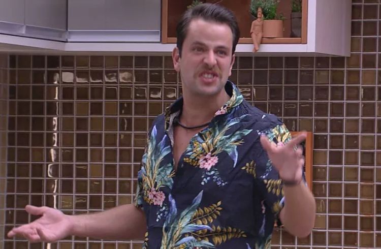 Gustavo irritado no BBB 22