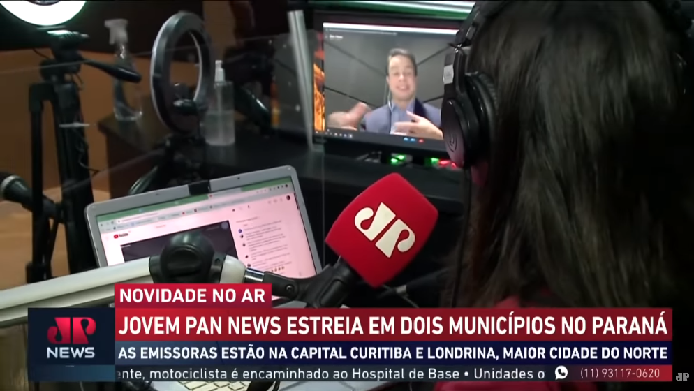 Rústico cobertura Sentido táctil Rádio Jovem Pan News estreia em dois municípios no Paraná | Jovem Pan