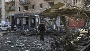 Kiev bombardeada pelos russos