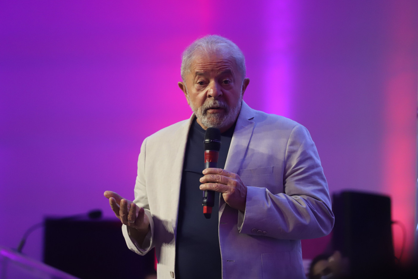 Lula fala em evento destinado a mulheres do campo da esquerda