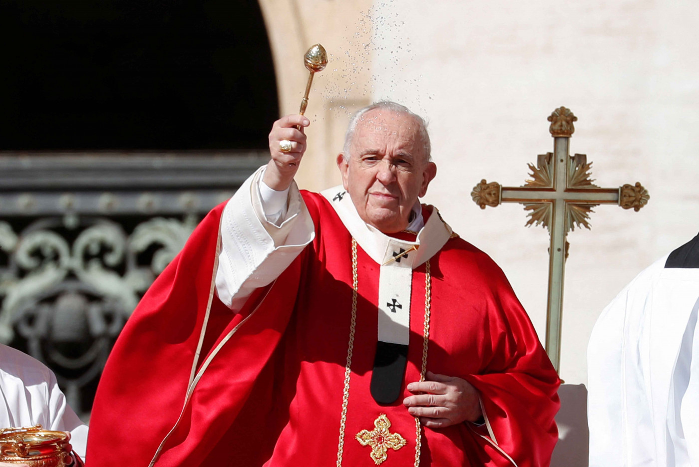 Papa Francisco no domingo de Ramos, 10/04/2022
