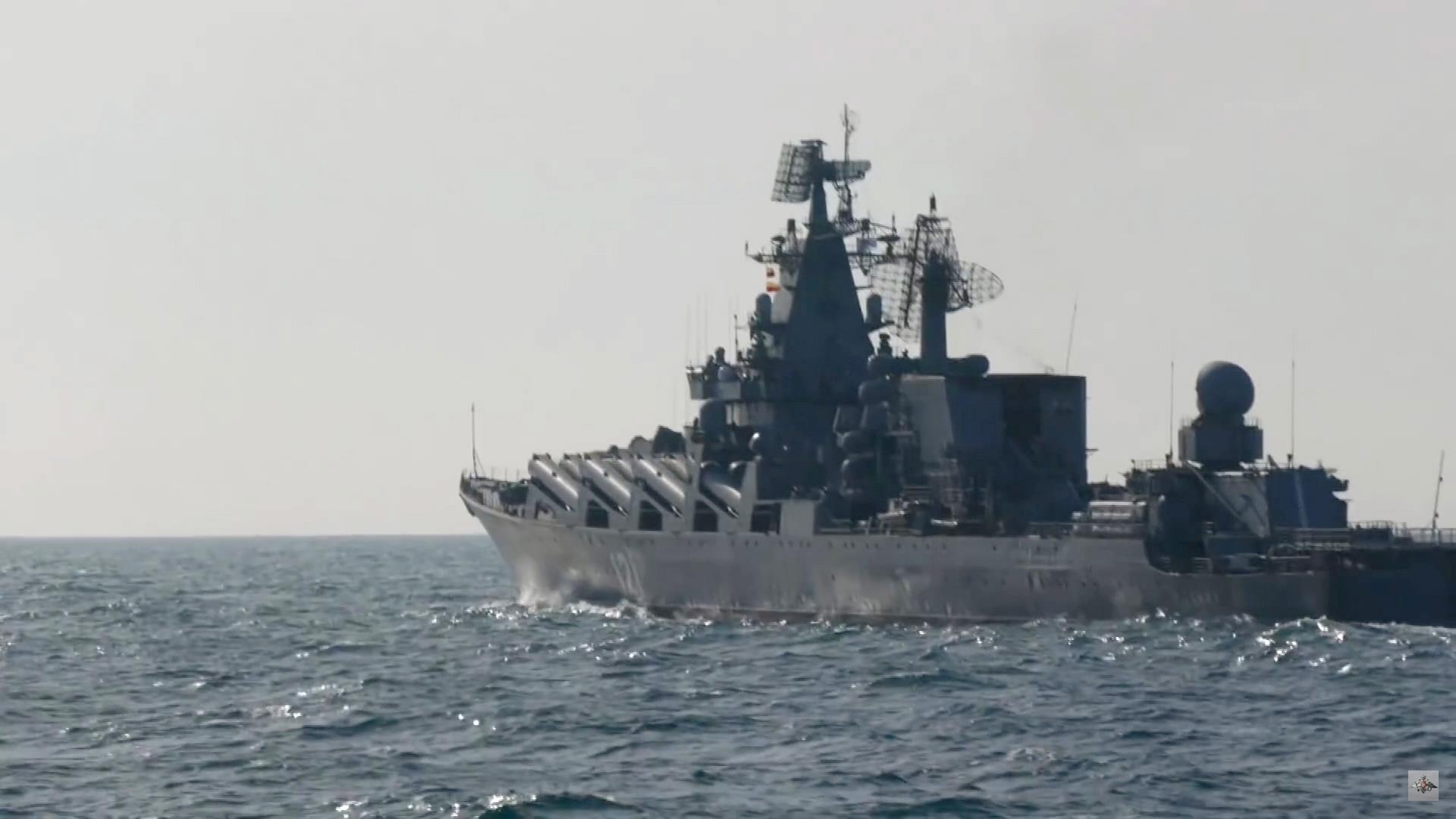 Moskva, navio-símbolo da Rússia, sofreu com explosões