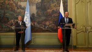 Antonio Guterres visita a Rússia