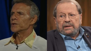 Montagem com Mário Gomes e Carlos Vereza