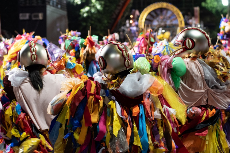 Ala da Grande Rio em desfile do Carnaval 2022