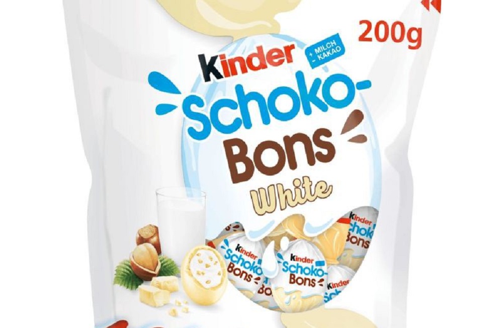 Embalagem do chocolate Kinder Schoko-Bons Branco