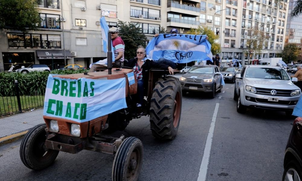 Argentine “Traturaco”: Rural producers protest against policies related to the agricultural sector